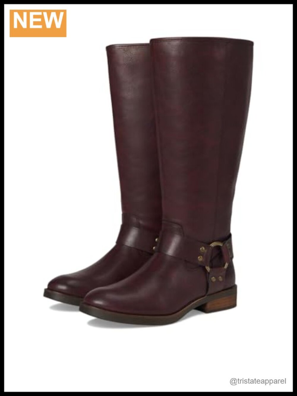 FRYE and Co. Kellie Harness Wide Calf Boots Women's Size 8